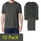 Gildan Unisex Softstyle Lightweight Short Sleeve T-Shirt, Heather Dark Grey Crewneck Tee